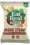 Organic Veggie Straws Sea Salt 100g (Eat Real)