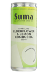 Organic Elderflower & Lemon Kombucha 250ml (Suma)