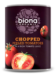 Organic Chopped Peeled Tomatoes 400g (Biona)