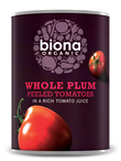 Organic Whole Plum Tomatoes 400g (Biona)