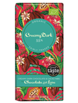 Creamy Dark Chocolate with Cocoa Nibs, Organic 80g (Chocolate and Love)