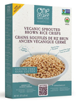 Veganic Sprouted Brown Rice Crisps, Organic 227g (One Degree Organic Foods)