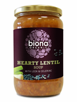 Organic Hearty Lentil Soup 680g (Biona)