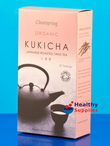 Organic Kukicha Japanese Roasted Twig Tea x20 bags (Clearspring)