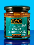 Korma Curry Paste, Organic 180g (Geo Organics)