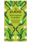 Lemongrass & Ginger Tea, Organic 20 x Sachets (Pukka)
