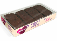 4 Big Belgian Chocolate Brownies, Gluten-Free 190g (Mrs Crimble's)