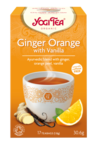 Ginger, Orange with Vanilla, Organic 17 Bags (Yogi Tea)