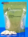 Organic Raw Blanched Sicilian Almonds 100g (Damiano)