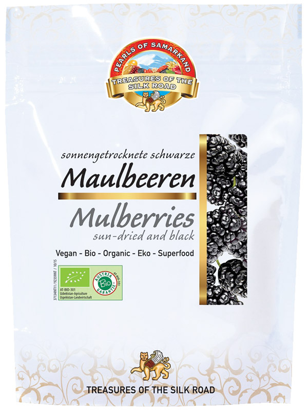 Mulberries - BLACK Mulberries 100g (Pearls of Samarkand)