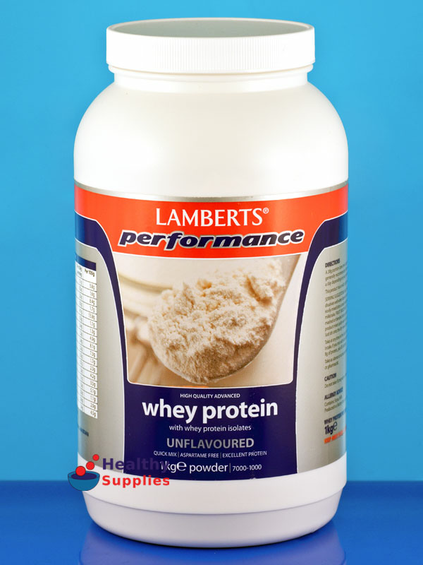 Unflavoured Whey Protein Powder 1kg (Lamberts)