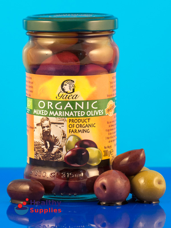 Mixed Marinated Olives, Organic 300g (Gaea)