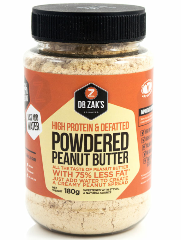 Defatted Powdered Peanut Butter 180g (Dr Zak's)