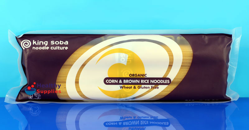 Corn & Brown Rice Organic Noodles 250g (King Soba)