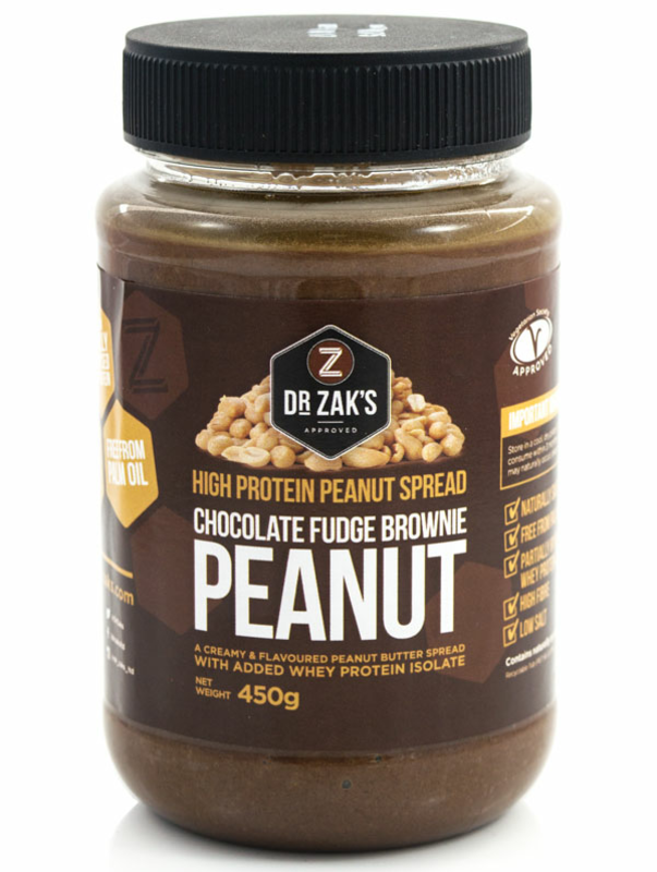 Chocolate Fudge Protein Peanut Butter 450g (Dr Zak's)
