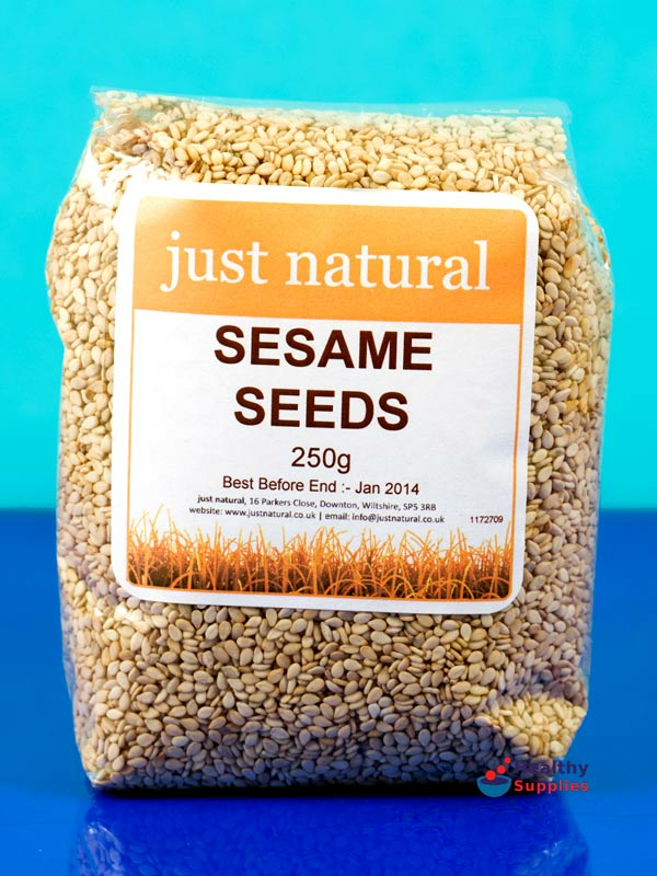 Whole Sesame Seeds, 250g Unhulled (Just Natural)