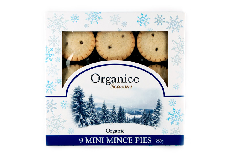 Mini Mince Pies, Organic 250g (Organico Seasons)