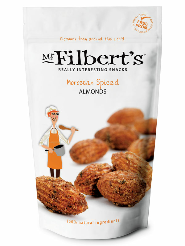 Moroccan Spiced Almonds 110g (Mr Filbert's)