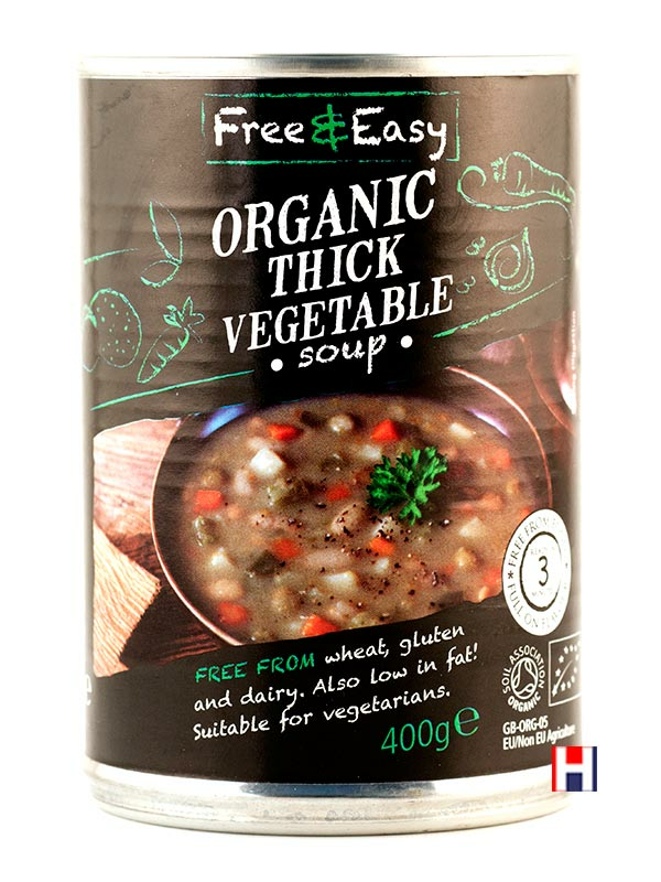 Thick Vegetable Soup, Organic 400g (Free & Easy)