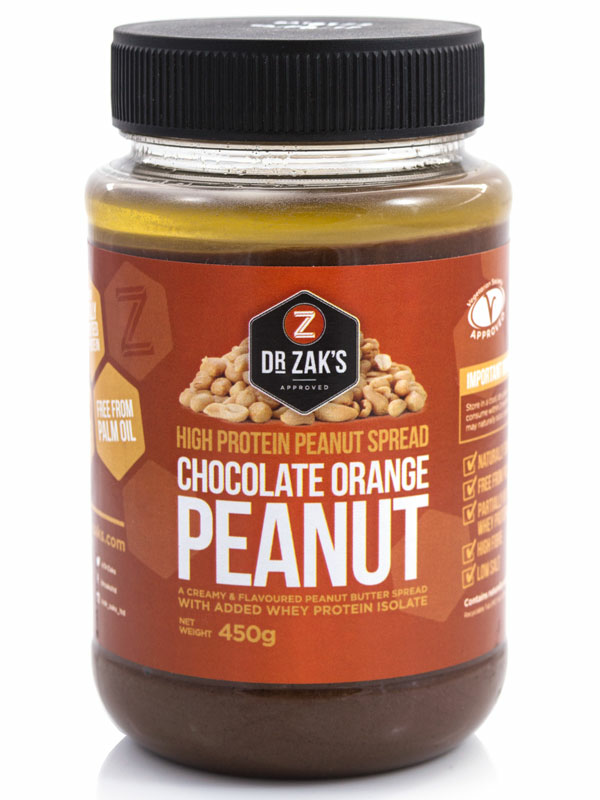 Chocolate Orange Protein Peanut Butter 450g (Dr Zak's)