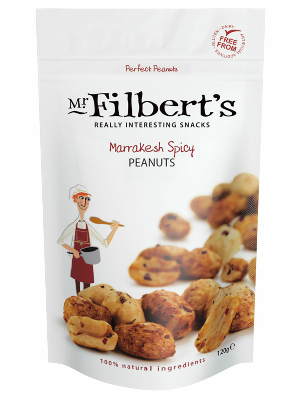 Marrakesh Spicy Peanuts 120g (Mr Filbert's)