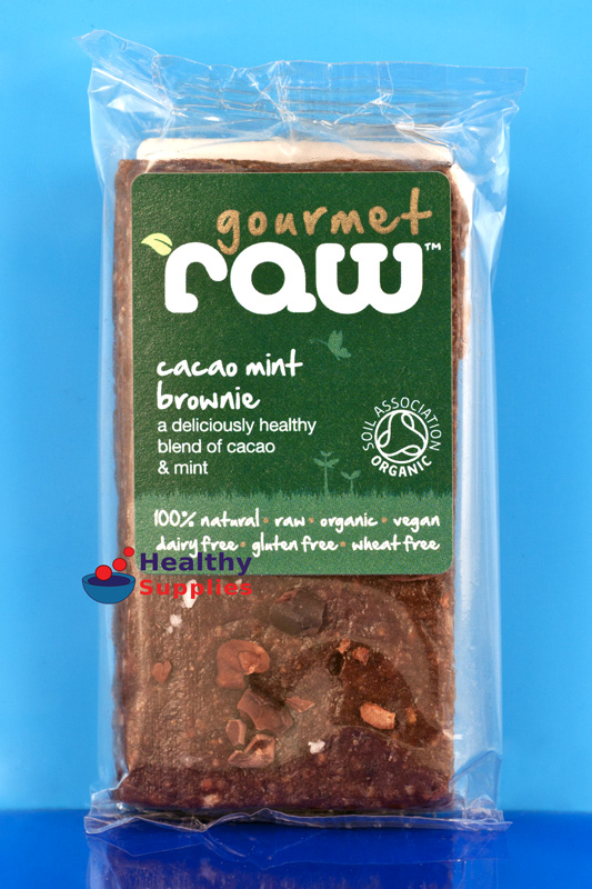 Cacao Mint Brownie 55g (Gourmet Raw Organic)
