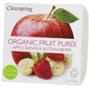 CLEARANCE Organic Fruit Puree Apple, Banana & Strawberry (2x100g) (SALE)