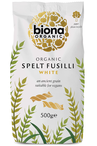 Organic Spelt White Fusilli 500g (Biona)