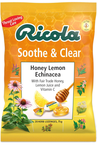 Honey Lemon Echinacea Soothe & Clear Drops 75g (Ricola)