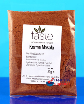 korma Powder) (Curry  HealthySupplies 50g Masala (Hampshire  powder Foods)p Korma curry