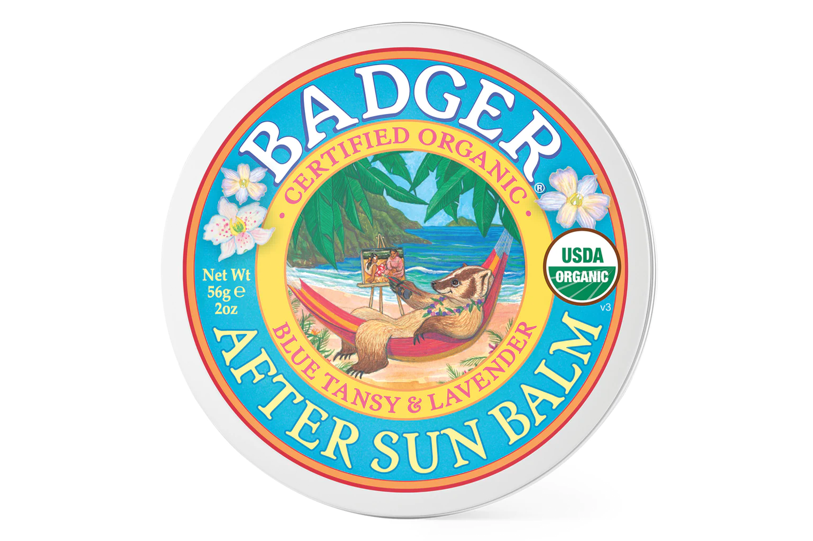 Organic Aftersun Balm 56g (Badger) Healthy Supplies
