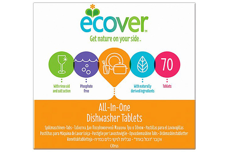 All in One Dishwasher Tablets 70 Pack (Ecover) HealthySupplies.co