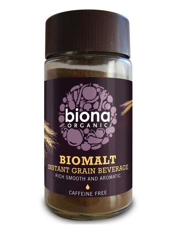 BioMalt Instant Grain Coffee, Organic 100g (Biona) Healthy Supplies