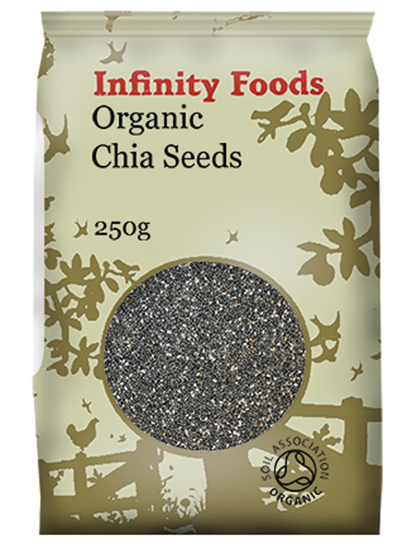 Chia Seeds 250g, Organic (Infinity Foods) Healthy Supplies