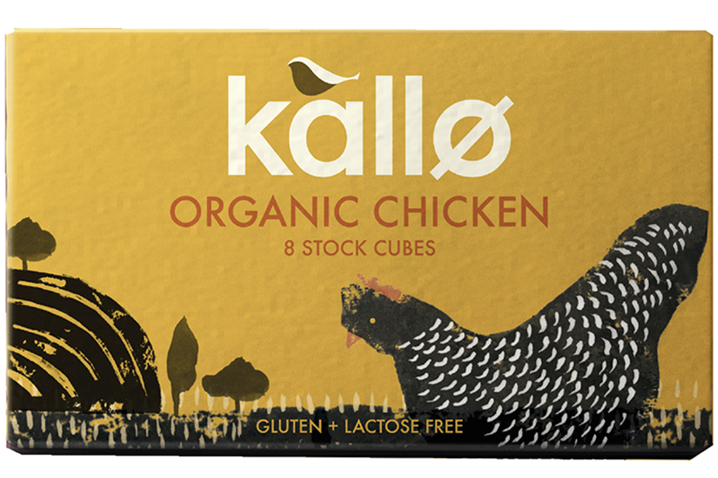 Organic Chicken Stock Cubes 66g (Kallo) Healthy Supplies
