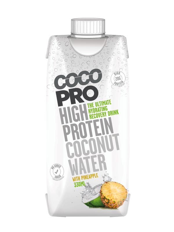High Protein Coconut Water with Pineapple 330ml (Coco Pro) Healthy