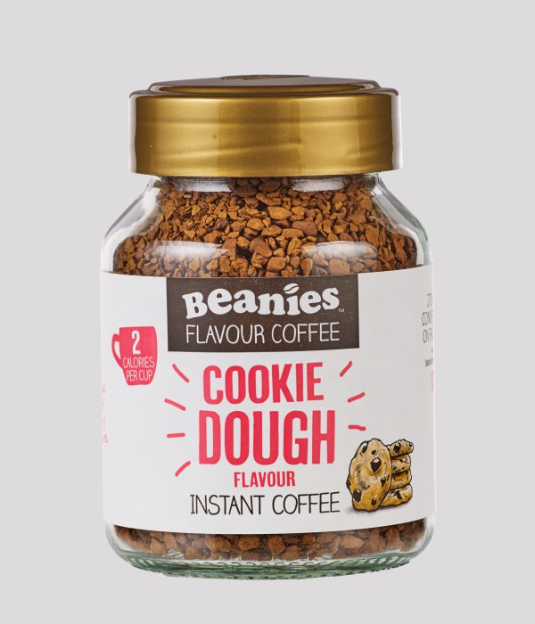 Cookie Dough Flavoured Instant Coffee, 50g (Beanies Coffee) Healthy Supplies
