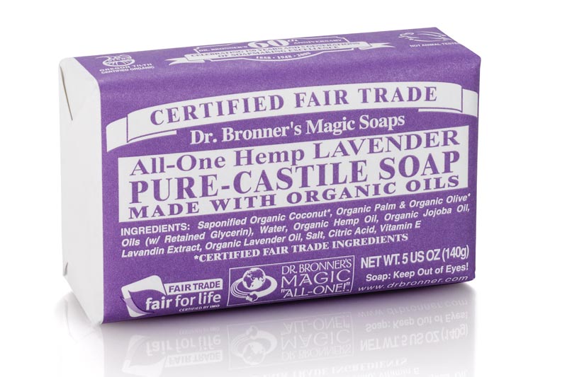AllOne Hemp Lavender Pure Castile Soap Bar 140g (Dr. Bronner's
