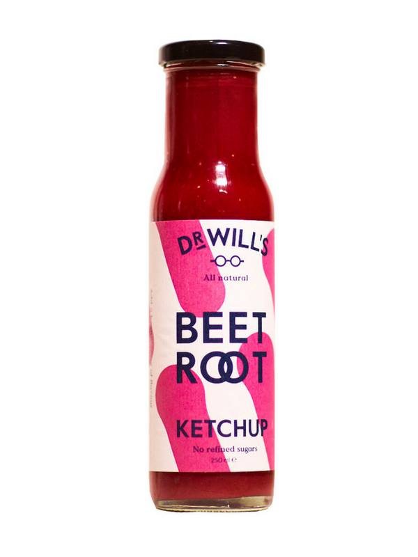 Beetroot Ketchup 250ml (Dr. Will's) Healthy Supplies