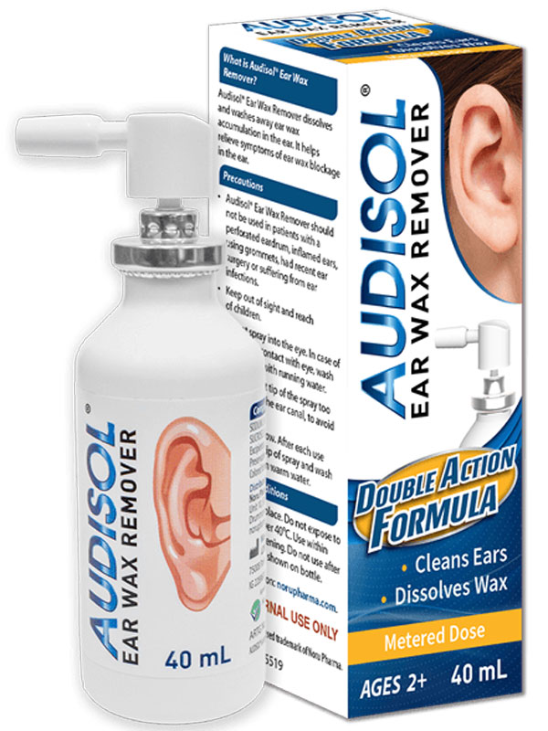 Ear Wax Remover 15ml (Audisol) HealthySupplies.co.uk. Buy Online.