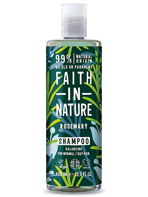 undulate Grundlægger Charlotte Bronte Rosemary Shampoo 400ml (Faith in Nature) | Healthy Supplies