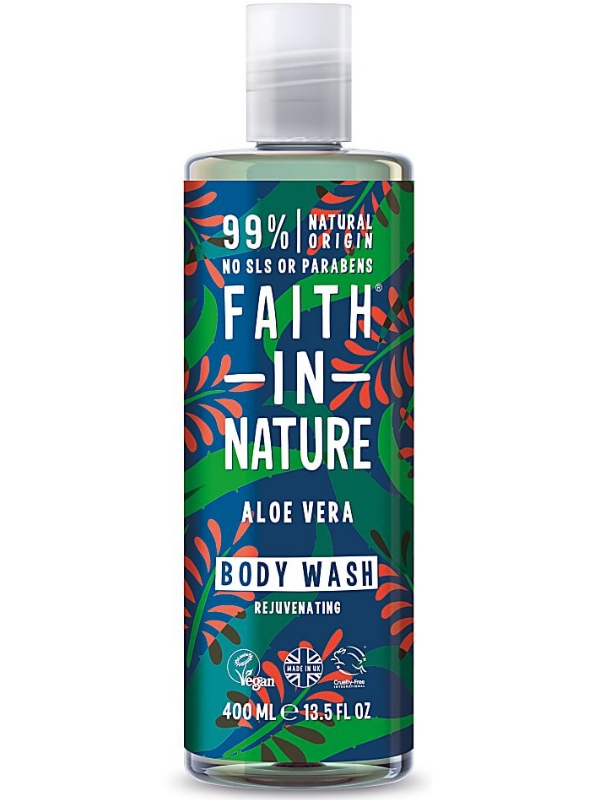 Aloe Vera Shower Gel & Foam Bath 400ml (Faith in Nature) Healthy Supplies