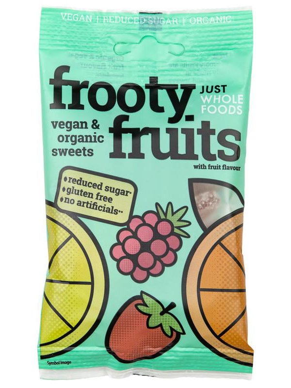 Frooty Fruits Vegan Jellies Organic 70g Just Wholefoods Healthy Supplies