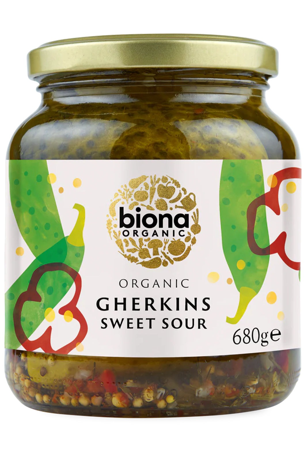 Organic Gherkins 680g (Biona) Healthy Supplies