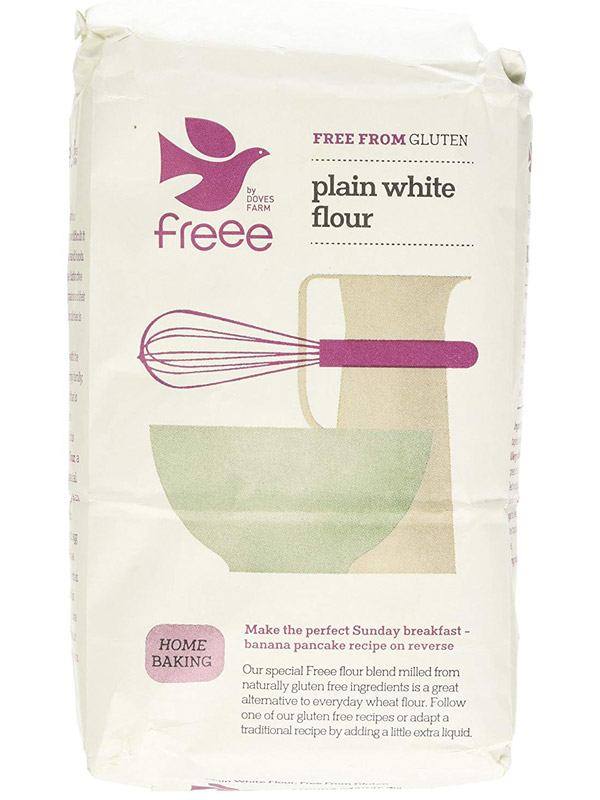 Gluten Free Plain White Flour 1kg (Freee by Doves Farm) Healthy Supplies