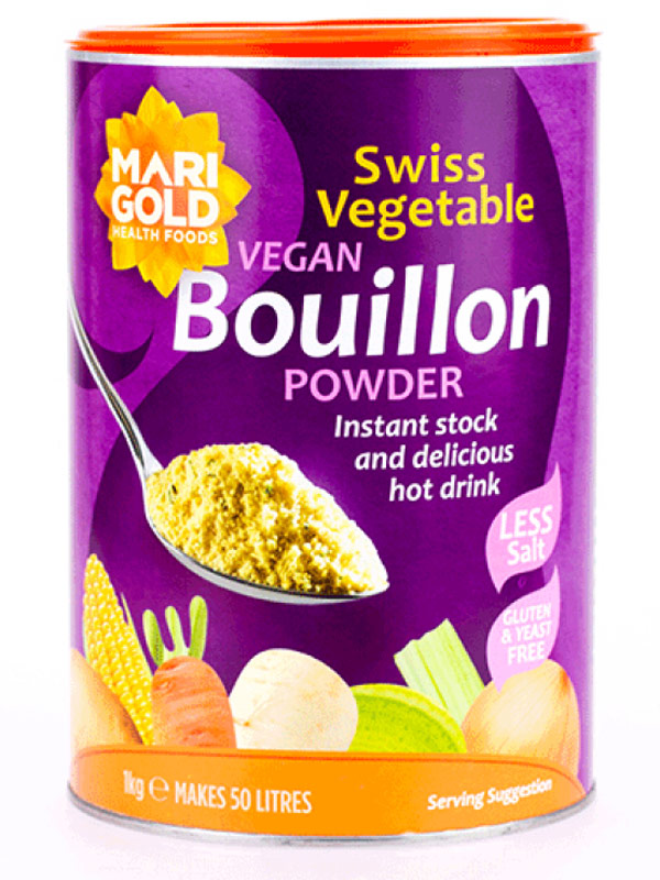 Reduced Salt Vegetable Bouillon Powder 1kg (Marigold) Healthy Supplies
