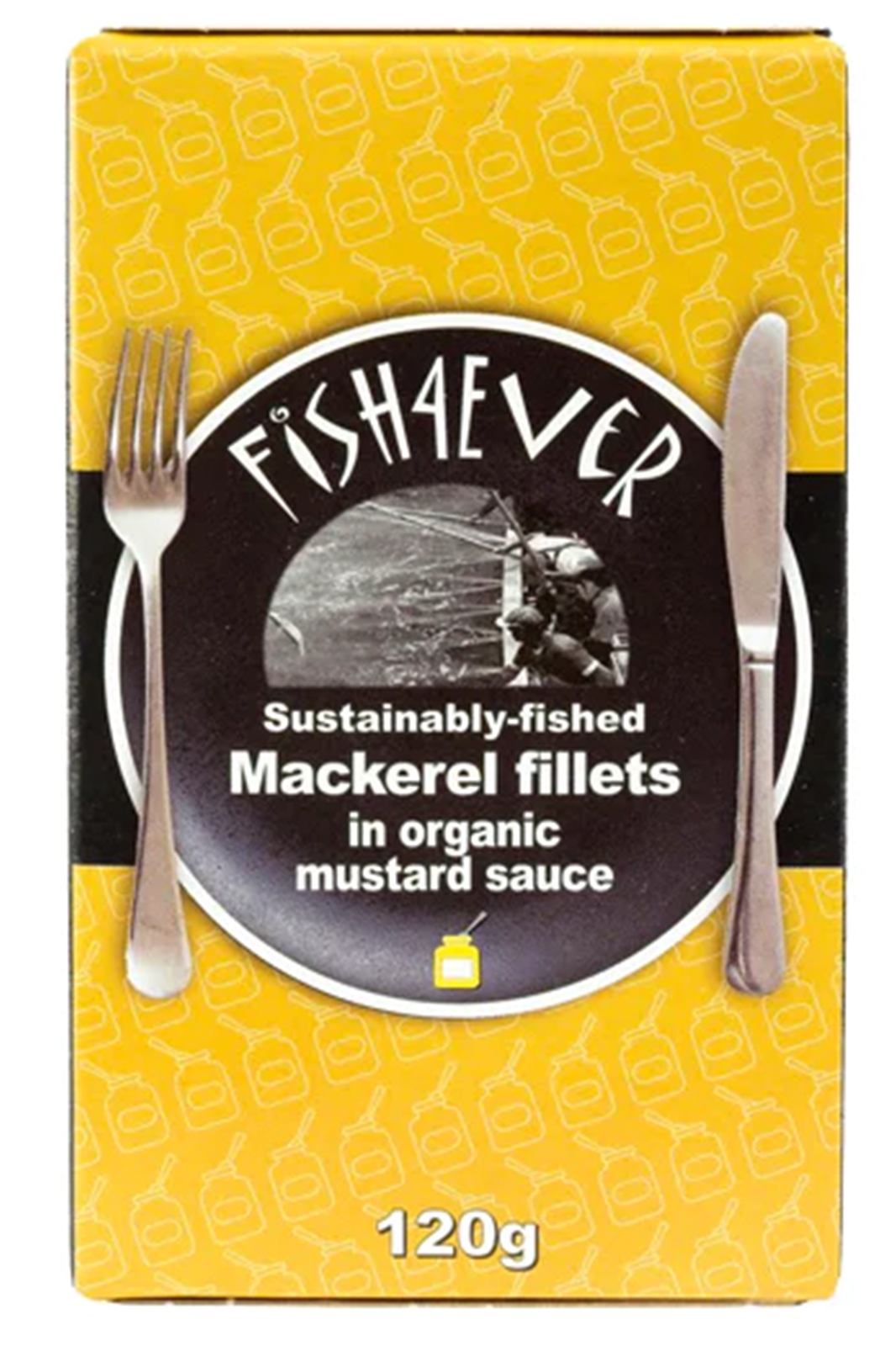 Mackerel Fillets in Mustard Sauce 120g (Fish4Ever) Healthy Supplies