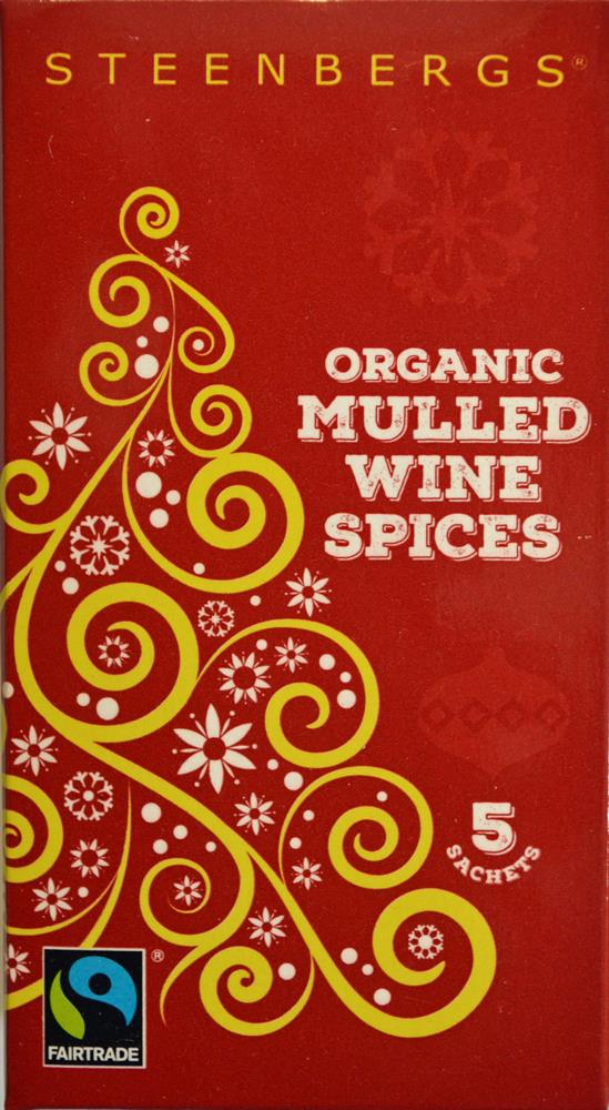 Mulled Wine Spice Sachets, Organic (Steenbergs) Healthy Supplies