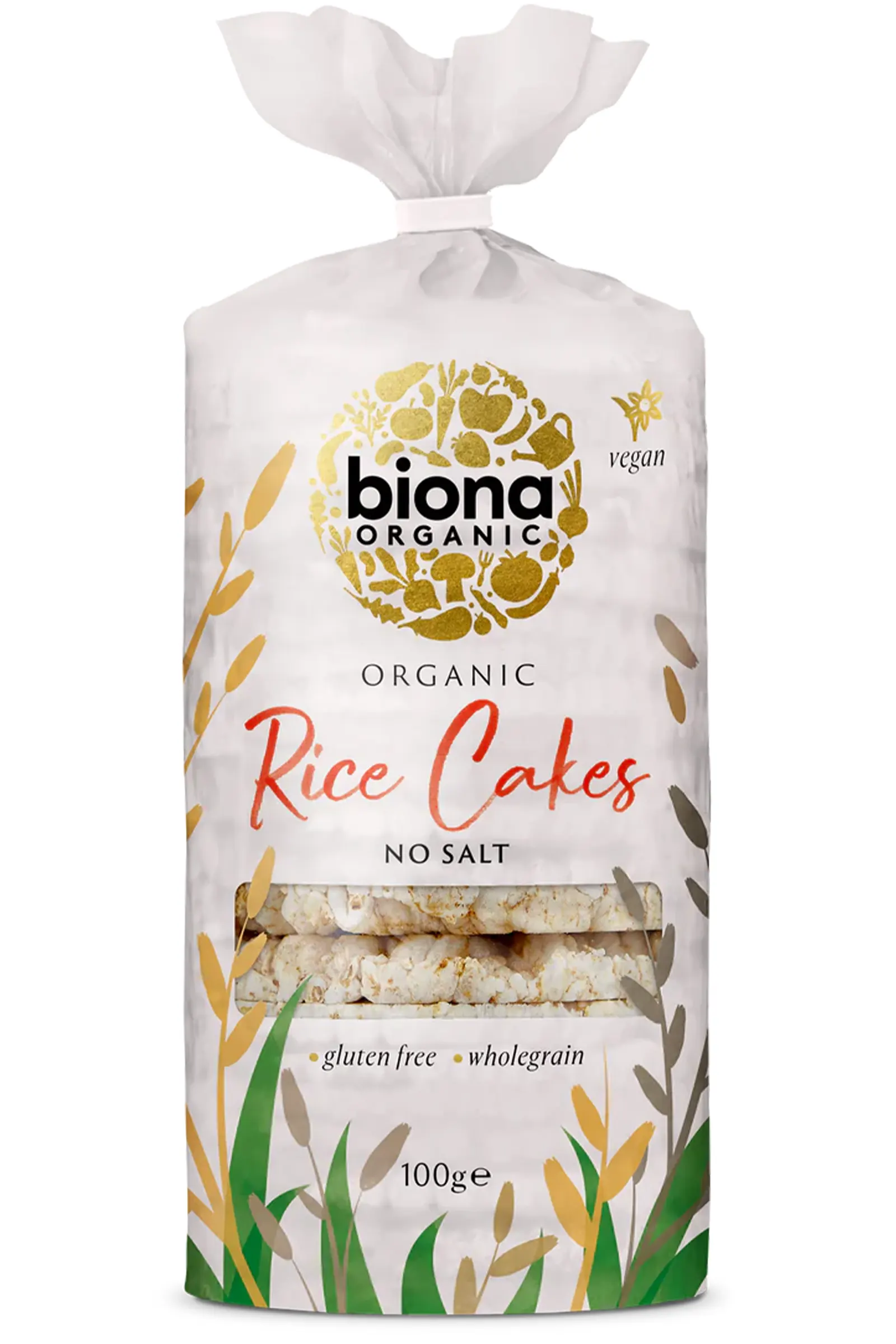 Organic Rice Cakes without Salt 100g (Biona) Healthy Supplies