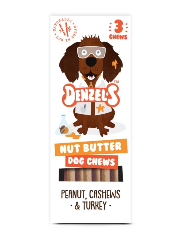 Nut Butter Dog Chews 55g (Denzels) Healthy Supplies